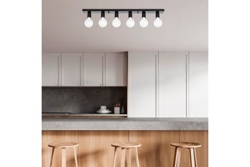 Taklampe Wostra Stor Svart / Hvit - Svart / Hvit - Belysning - Innendørsbelysning & Lamper - Vinduslampe