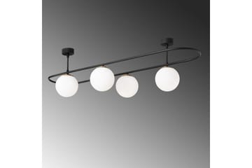 Taklampe Wynel Black / White Fire sokkel - Fire sokkel - Belysning - Innendørsbelysning & Lamper - Vinduslampe