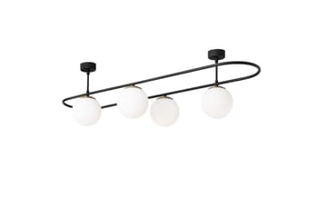 Taklampe Wynel Black / White Fire sokkel - Fire sokkel - Belysning - Innendørsbelysning & Lamper - Vinduslampe