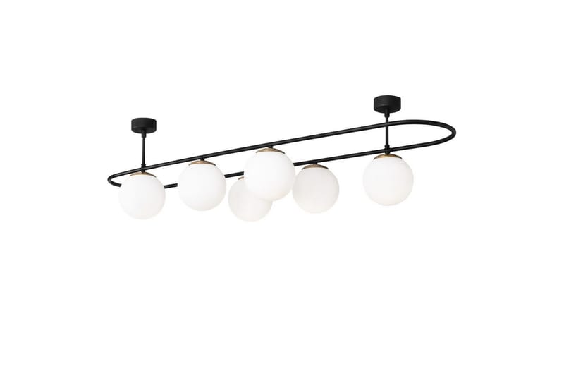 Taklampe Wynel Black / White Seks Kontakt - Seks Kontakt - Belysning - Innendørsbelysning & Lamper - Vinduslampe