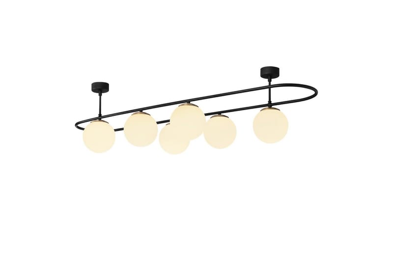Taklampe Wynel Black / White Seks Kontakt - Seks Kontakt - Belysning - Innendørsbelysning & Lamper - Vinduslampe