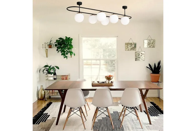 Taklampe Wynel Black / White Seks Kontakt - Seks Kontakt - Belysning - Innendørsbelysning & Lamper - Vinduslampe