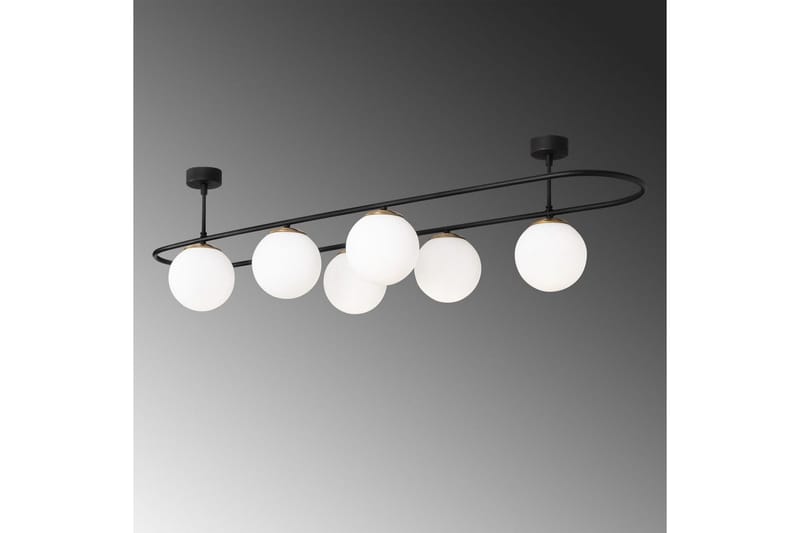 Taklampe Wynel Black / White Seks Kontakt - Seks Kontakt - Belysning - Innendørsbelysning & Lamper - Vinduslampe