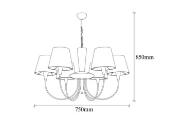 Taklampe Yelra Antikk - Gull - Belysning - Innendørsbelysning & Lamper - Vinduslampe