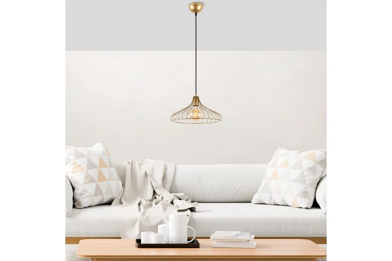 Taklampe Zairon Skinnende Gull - Skinnende Gull - Belysning - Innendørsbelysning & Lamper - Vinduslampe