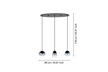 Takpendel Eglo Aguilares - Svart - Belysning - Innendørsbelysning & Lamper - Vinduslampe