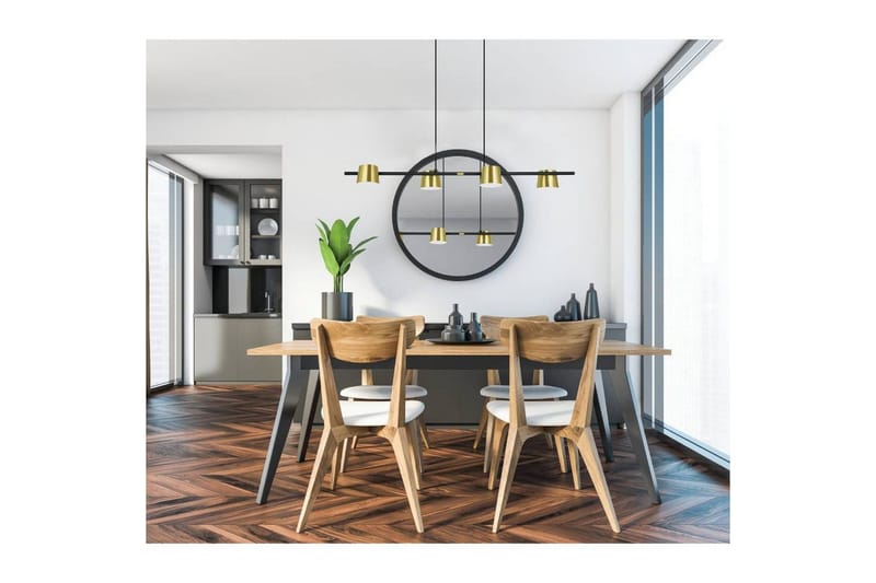 Takpendel Eglo Altamira Svart/Messing - Belysning - Innendørsbelysning & Lamper - Vinduslampe