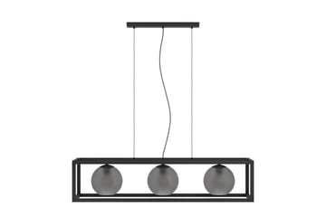 Takpendel Eglo Arangona Svart/Grå Ramme med 3 Lamper - Belysning - Innendørsbelysning & Lamper - Vinduslampe