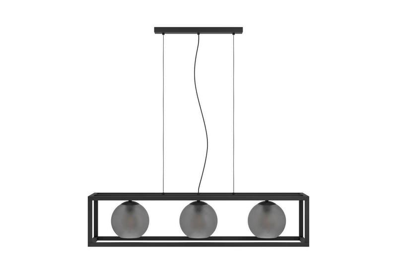 Takpendel Eglo Arangona Svart/Grå Ramme med 3 Lamper - Belysning - Innendørsbelysning & Lamper - Vinduslampe