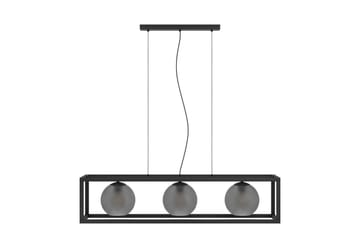 Takpendel Eglo Arangona Svart/Grå Ramme med 3 Lamper - Belysning - Innendørsbelysning & Lamper - Vinduslampe