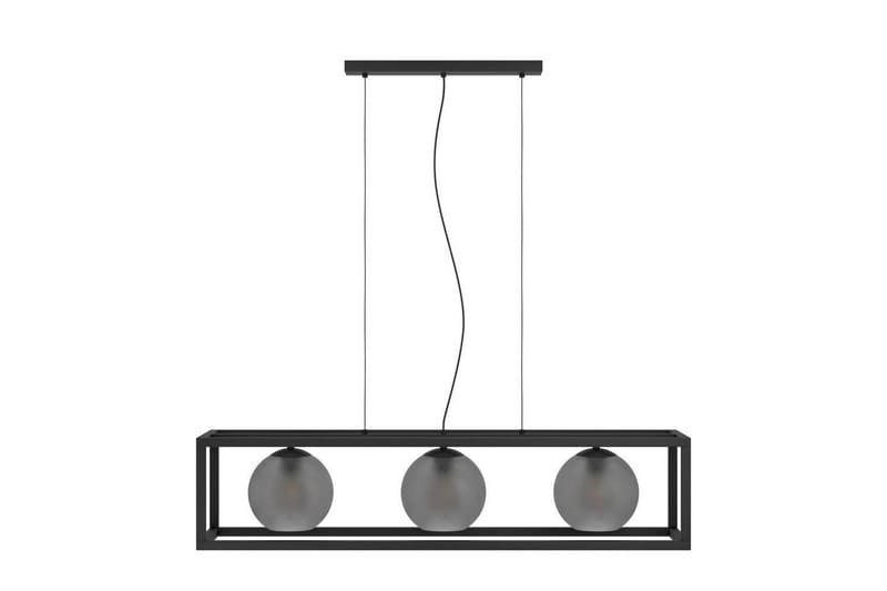 Takpendel Eglo Arangona Svart/Grå Ramme med 3 Lamper - Belysning - Innendørsbelysning & Lamper - Vinduslampe