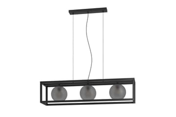 Takpendel Eglo Arangona Svart/Grå Ramme med 3 Lamper - Belysning - Innendørsbelysning & Lamper - Vinduslampe