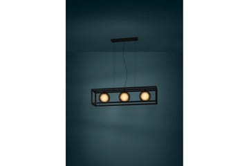 Takpendel Eglo Arangona Svart/Grå Ramme med 3 Lamper - Belysning - Innendørsbelysning & Lamper - Vinduslampe
