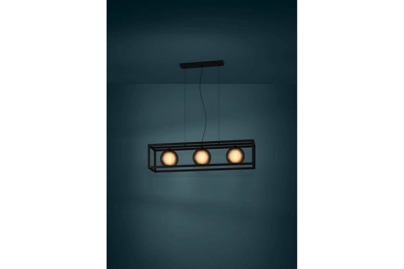 Takpendel Eglo Arangona Svart/Grå Ramme med 3 Lamper - Belysning - Innendørsbelysning & Lamper - Vinduslampe