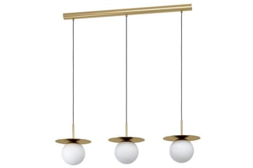 Takpendel Eglo Arenales Messing/Opalhvit med 3 Lamper - Belysning - Innendørsbelysning & Lamper - Vinduslampe