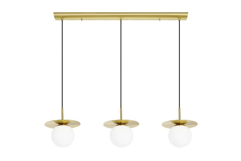 Takpendel Eglo Arenales Messing/Opalhvit med 3 Lamper