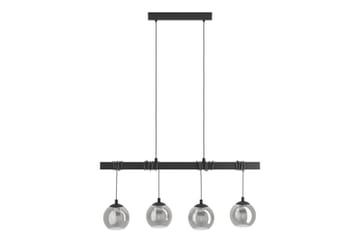 Takpendel Eglo Argallo Svart/Gjennomsiktig med 4 Lamper - Belysning - Innendørsbelysning & Lamper - Vinduslampe