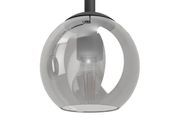 Takpendel Eglo Argallo Svart/Gjennomsiktig med 4 Lamper - Belysning - Innendørsbelysning & Lamper - Vinduslampe