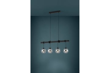 Takpendel Eglo Argallo Svart/Gjennomsiktig med 4 Lamper - Belysning - Innendørsbelysning & Lamper - Vinduslampe