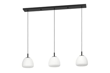 Takpendel Eglo Balmes Svart/Opalhvit med 3 Lamper - Belysning - Innendørsbelysning & Lamper - Vinduslampe