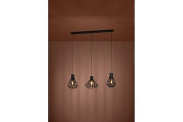 Takpendel Eglo Basidano Svart med 3 Lamper - Belysning - Innendørsbelysning & Lamper - Vinduslampe