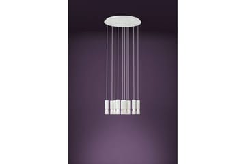 Takpendel Eglo Bernabeta Hvit Rundell med 10 Lamper - Belysning - Innendørsbelysning & Lamper - Vinduslampe