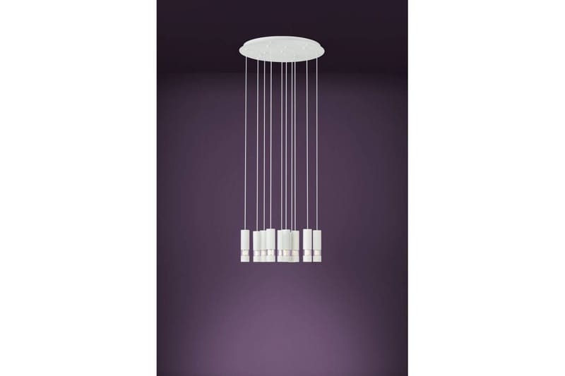 Takpendel Eglo Bernabeta Hvit Rundell med 10 Lamper - Belysning - Innendørsbelysning & Lamper - Vinduslampe