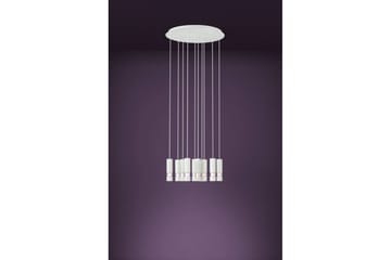 Takpendel Eglo Bernabeta Hvit Rundell med 10 Lamper - Belysning - Innendørsbelysning & Lamper - Vinduslampe