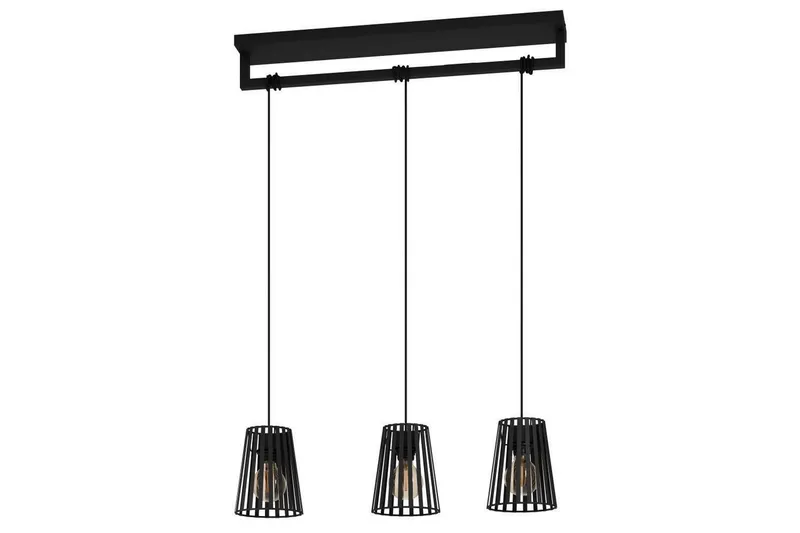 Takpendel Eglo Bogota Svart med 3 Lamper