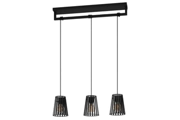 Takpendel Eglo Bogota Svart med 3 Lamper - Belysning - Innendørsbelysning & Lamper - Vinduslampe