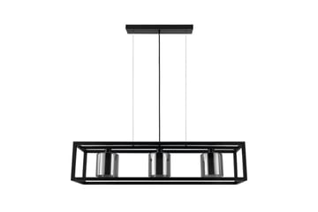 Takpendel Eglo Brisling Svart/Transparent Ramme med 3 Lamper - Belysning - Innendørsbelysning & Lamper - Vinduslampe
