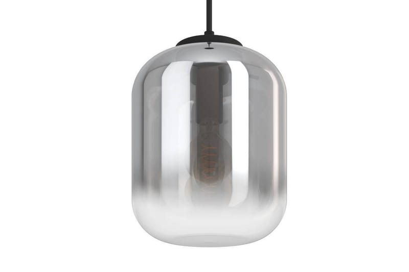 Takpendel Eglo Bulciago Svart/Stål Røykfarget - Belysning - Innendørsbelysning & Lamper - Vinduslampe