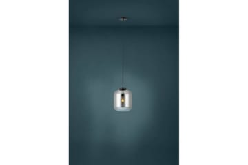Takpendel Eglo Bulciago Svart/Stål Røykfarget - Belysning - Innendørsbelysning & Lamper - Vinduslampe