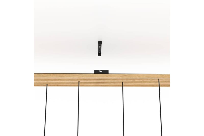 Takpendel Eglo Camarioca Svart/Tre med 5 Lamper - Belysning - Innendørsbelysning & Lamper - Vinduslampe