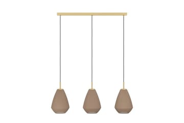 Takpendel Eglo Caprarola med 3 Lamper - Messing - Belysning - Innendørsbelysning & Lamper - Vinduslampe