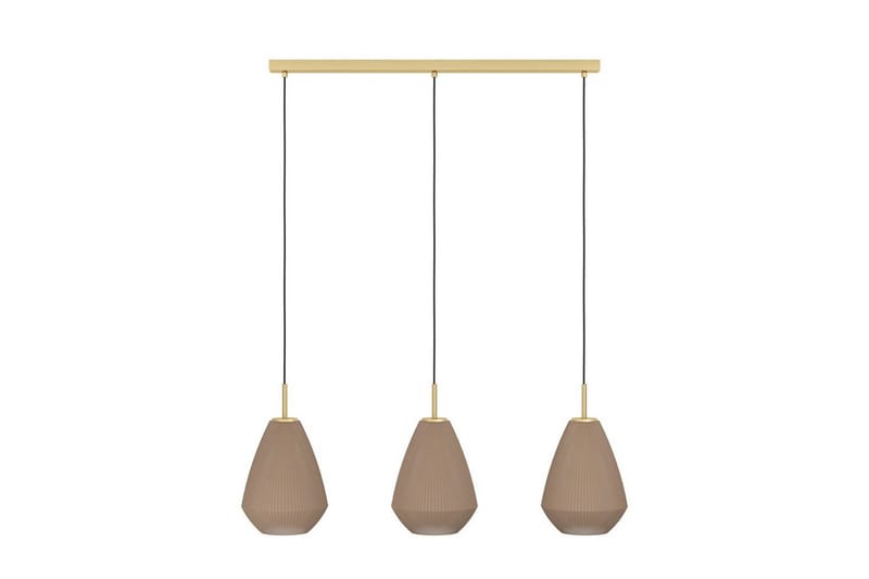 Takpendel Eglo Caprarola med 3 Lamper - Messing - Belysning - Innendørsbelysning & Lamper - Vinduslampe