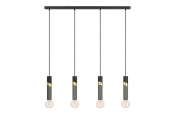 Takpendel Eglo Cedral Svart/Messing med 4 Lamper - Belysning - Innendørsbelysning & Lamper - Vinduslampe