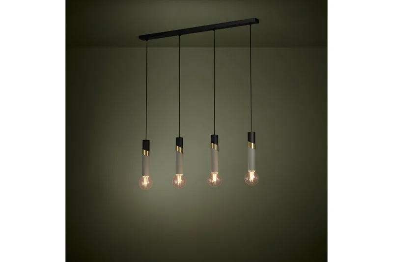 Takpendel Eglo Cedral Svart/Messing med 4 Lamper - Belysning - Innendørsbelysning & Lamper - Vinduslampe