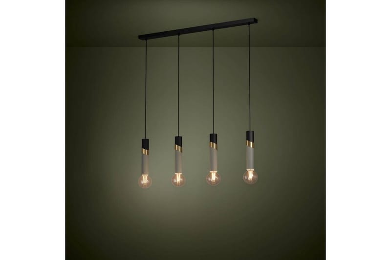 Takpendel Eglo Cedral Svart/Messing med 4 Lamper - Belysning - Innendørsbelysning & Lamper - Vinduslampe