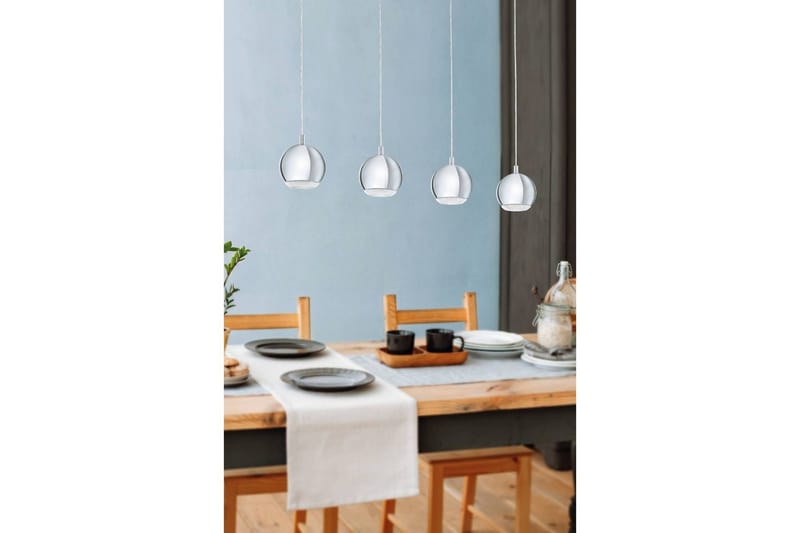 Takpendel Eglo Conessa med 4 Lamper - Krom - Belysning - Innendørsbelysning & Lamper - Vinduslampe