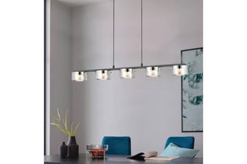 Takpendel Eglo Copillos Svart/Transparent med 5 Lamper - Belysning - Innendørsbelysning & Lamper - Vinduslampe