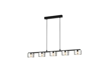 Takpendel Eglo Copillos Svart/Transparent med 5 Lamper - Belysning - Innendørsbelysning & Lamper - Vinduslampe