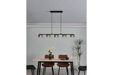 Takpendel Eglo Copillos Svart/Transparent med 5 Lamper - Belysning - Innendørsbelysning & Lamper - Vinduslampe