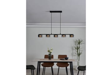 Takpendel Eglo Copillos Svart/Transparent med 5 Lamper - Belysning - Innendørsbelysning & Lamper - Vinduslampe