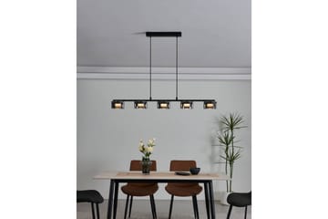 Takpendel Eglo Copillos Svart/Transparent med 5 Lamper - Belysning - Innendørsbelysning & Lamper - Vinduslampe