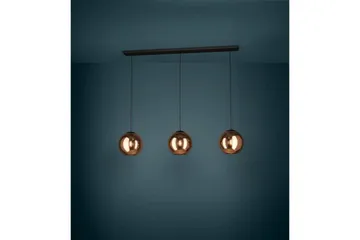 Takpendel Eglo Cordoba Svart/Kobber med 3 Lamper - Belysning - Innendørsbelysning & Lamper - Vinduslampe