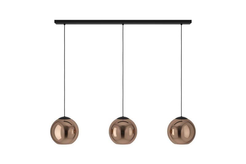 Takpendel Eglo Cordoba Svart/Kobber med 3 Lamper - Belysning - Innendørsbelysning & Lamper - Vinduslampe