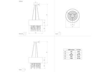 Takpendel Eglo Escuela Svart - Belysning - Innendørsbelysning & Lamper - Vinduslampe