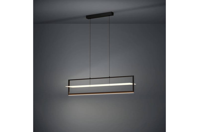 Takpendel Eglo Farneta Svart/Satin Ramme - Belysning - Innendørsbelysning & Lamper - Vinduslampe