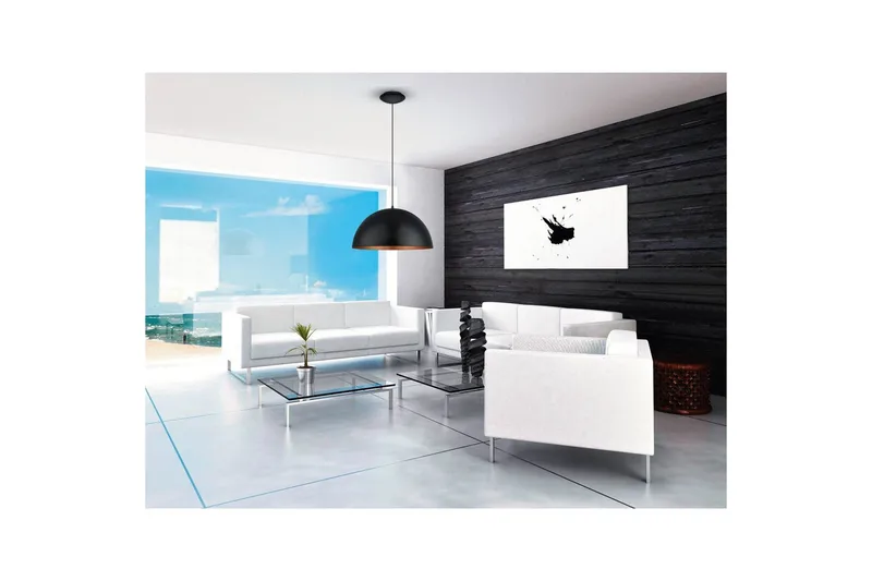 Takpendel Eglo Gaetano 1 Ø530 mm Svart, Kobber - Svart/Kobber - Belysning - Innendørsbelysning & Lamper - Vinduslampe